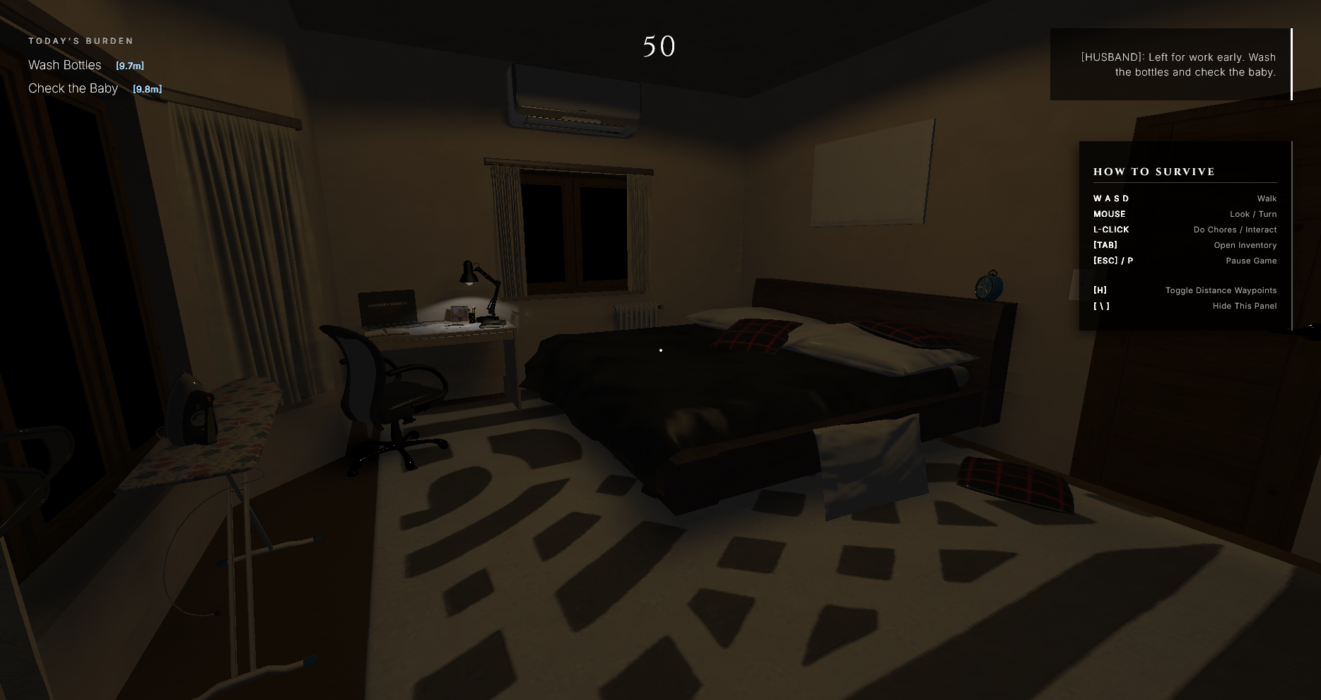 IN-GAME BEDROOM